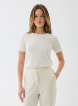 EXTRAFINE DOUBLE LAYER CASHMERE CREWNECK