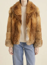 RED FOX FUR COAT