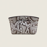 Back view of the Taylor Mini Clutch in Burmese python
