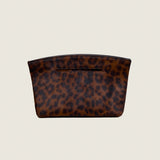 Back view of the Taylor Mini Clutch in cheetah print calf hair