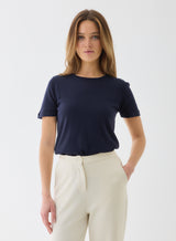 EXTRAFINE DOUBLE LAYER CASHMERE CREWNECK