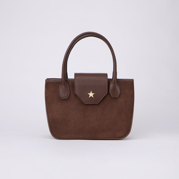 LUCILLE MINI BROWN SUEDE