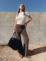 EXTRAFINE DOUBLE LAYER CASHMERE CREWNECK