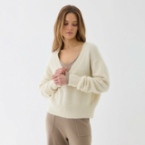 ULTRA SOFT ALPACA DEEP V-NECK