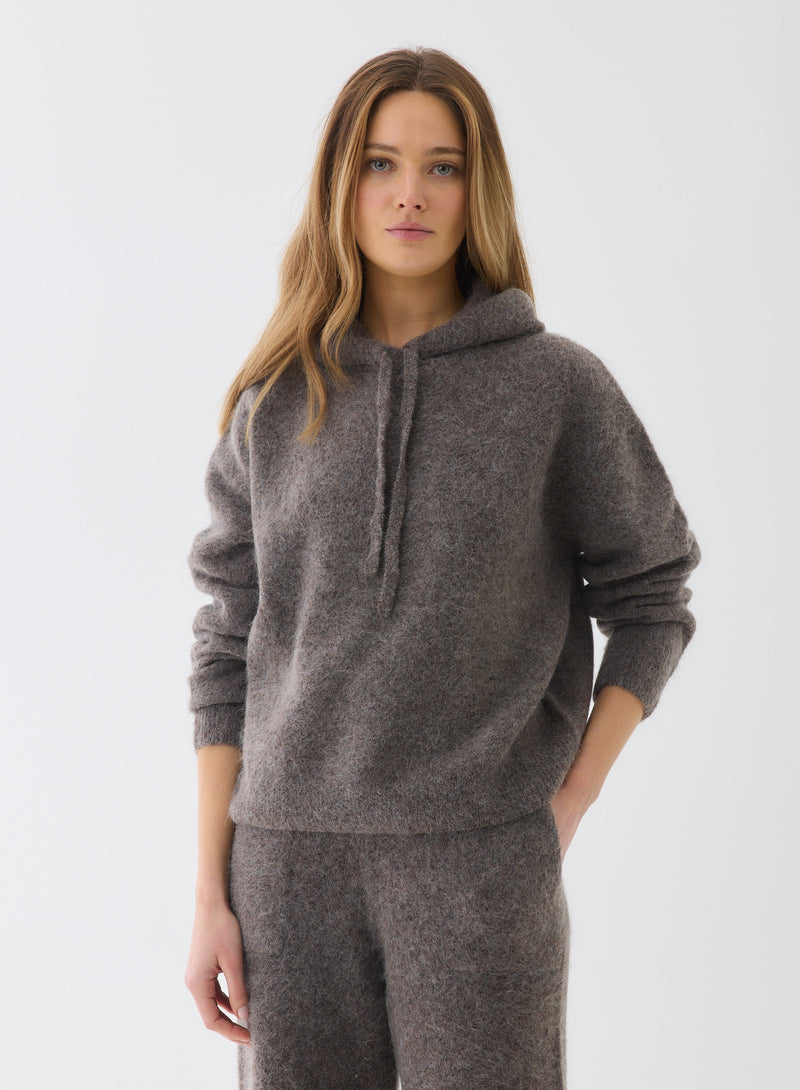 ULTRA SOFT ALPACA HOODIE
