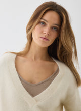 ULTRA SOFT ALPACA DEEP V-NECK