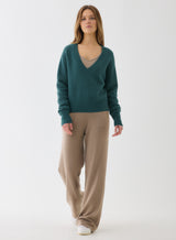 ULTRA SOFT ALPACA DEEP V-NECK