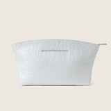 Back view of the Blake Large Clutch in white ostrich