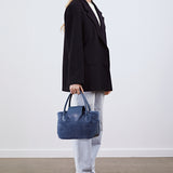 LUCILLE MINI BLUE SHEARLING