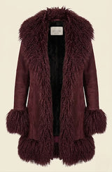 ALEXA SHEARLING & TIBETIAN LAMB COAT