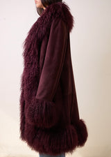 ALEXA SHEARLING & TIBETIAN LAMB COAT