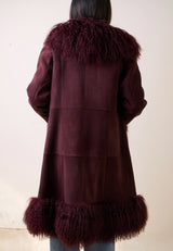 ALEXA SHEARLING & TIBETIAN LAMB COAT