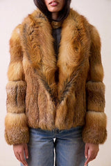 RED FOX FUR COAT