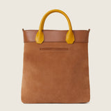 Back view of the Gisele Large Shopper in tan suede