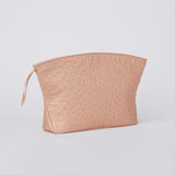 Blake Oversized Champagne Ostrich Clutch