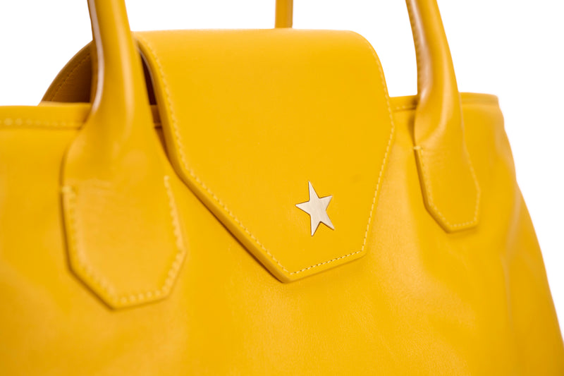 Alessia Large Yellow Nappa
