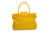 Alessia Large Yellow Suede