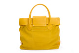 Alessia Large Yellow Suede