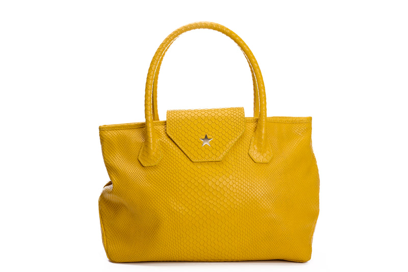 Natalie Medium Yellow Boa