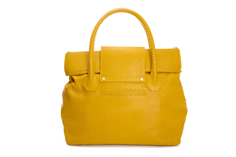 Natalie Medium Yellow Boa
