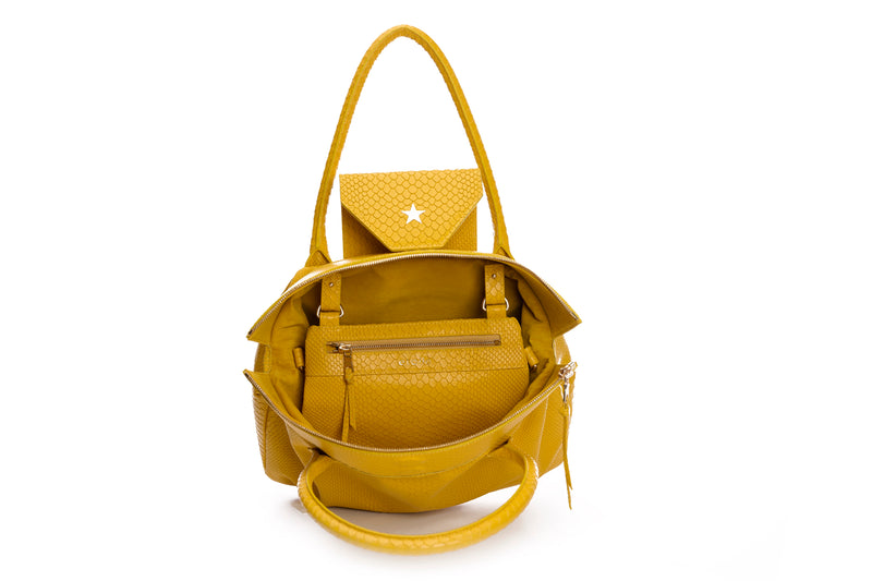 Natalie Medium Yellow Boa