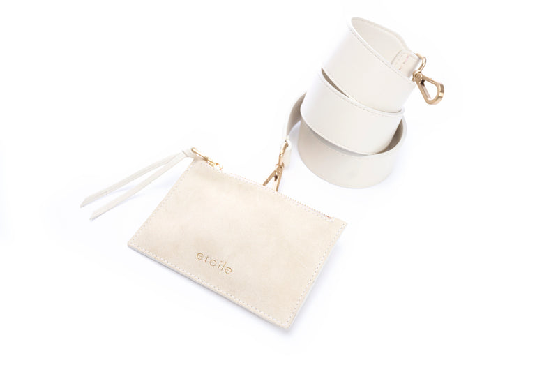 Lucille Mini Off White Suede