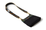 Crossbody Black / Wild Green Python
